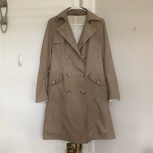 Luciano Barbera Trench Coat Size 6